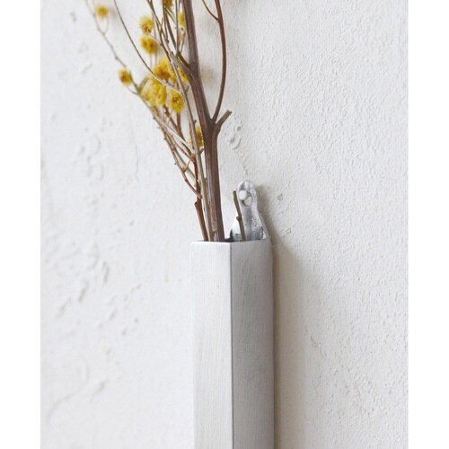 花瓶 インブルーム アルミウォールシリンダー S