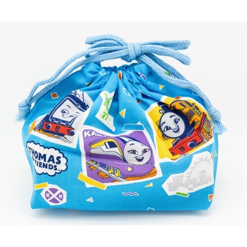 巾着弁当袋 きかんしゃトーマス