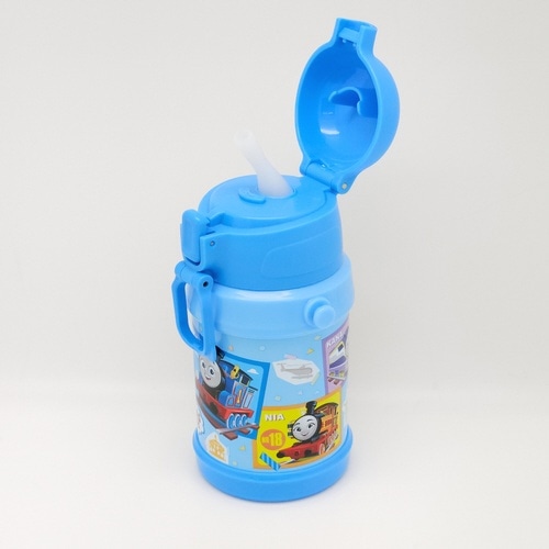 水筒 450ml ストロー付ステンレスボトル