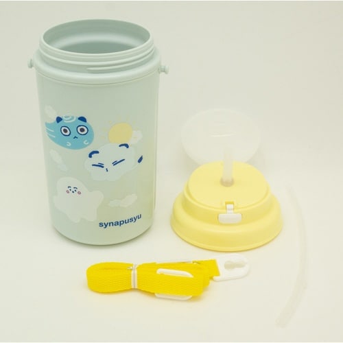 水筒 450ml ストロー付き水筒 保冷タイプ