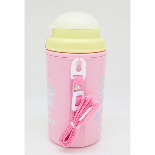 水筒 450ml ストロー付き水筒 保冷タイプ