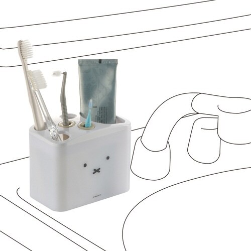 歯ブラシスタンド ディックブルーナ ホワイト