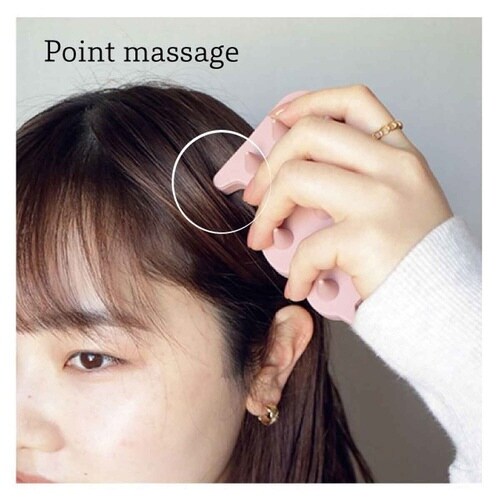 シャンプーブラシ koora Scalp ピンク
