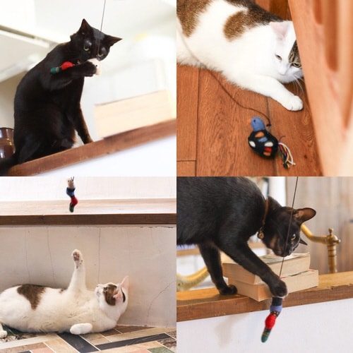 猫じゃらし おもちゃ 釣竿 グルーム へび