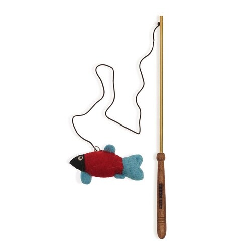 猫じゃらし おもちゃ 釣竿 グルーム サカナ