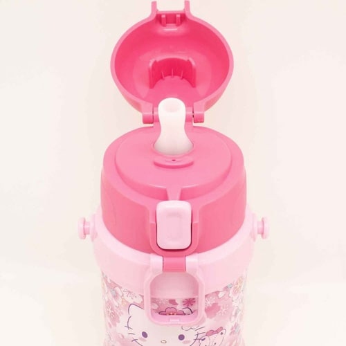 水筒 450ml ストロー付ステンレスボトル