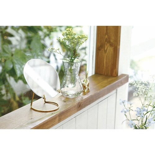 スタンドミラー Sサイズ ブラススタンドミラー