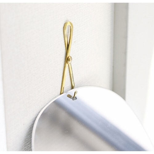 ウォールミラー Sサイズ ブラスウォールミラー