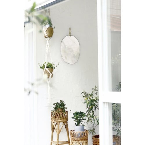 ウォールミラー Lサイズ ブラスウォールミラー