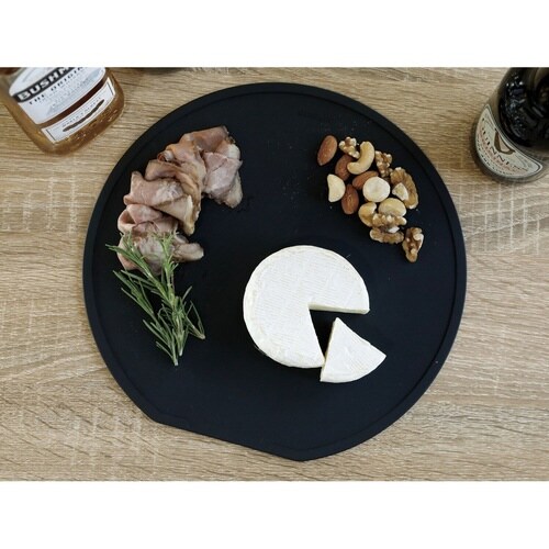 抗菌TPUまな板 半月 食洗機対応 ブラック