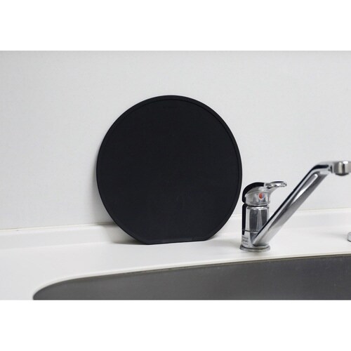 抗菌TPUまな板 半月 食洗機対応 ブラック