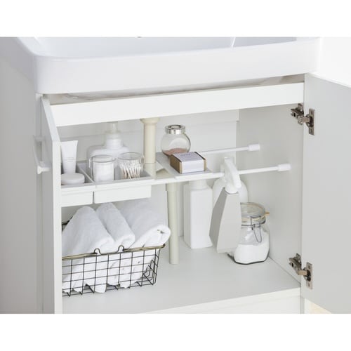 トレー 突っ張り棒用 棚 収納