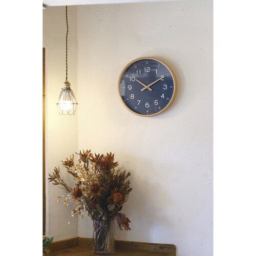 掛け時計 おしゃれ ネイビー