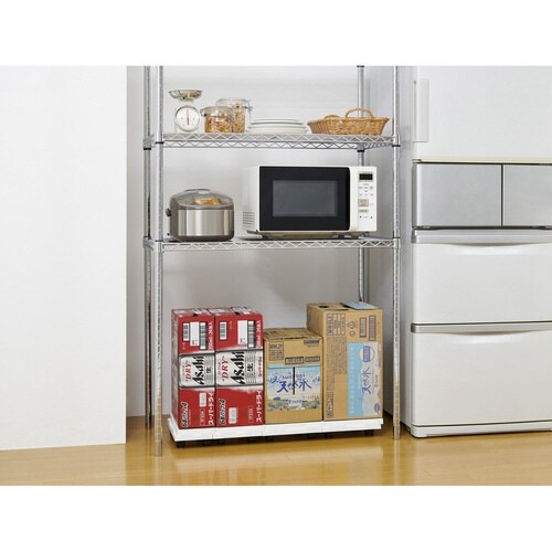 平台車 連結できる ラクゴロ ワイド ホワイト