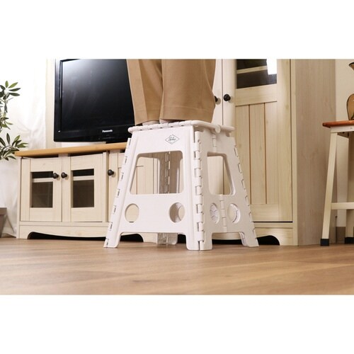 踏み台 折りたたみ フォールディング ホワイト