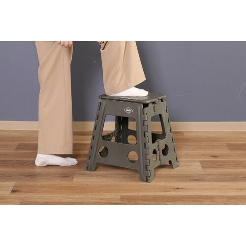 踏み台 折りたたみ フォールディング カーキ