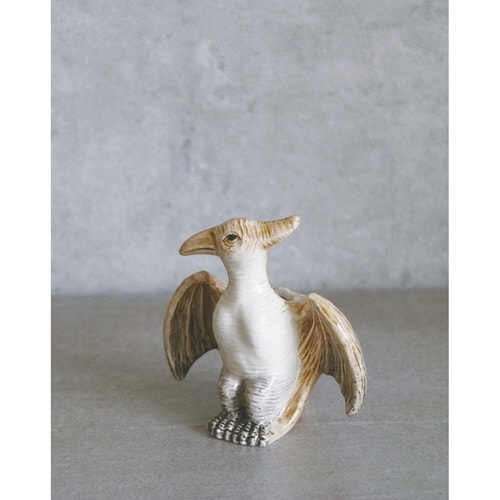 花瓶 一輪挿し フラワーベース 恐竜 プテラノドン