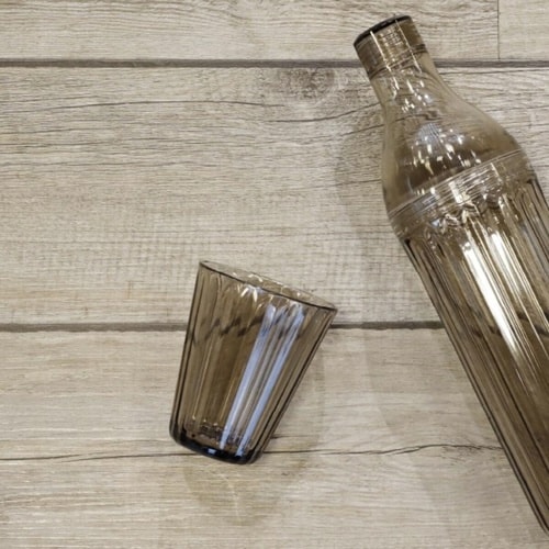 冷水筒 ボトル 1L LS グレイッシュブラウン