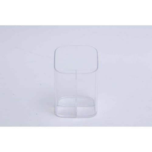 収納ケース コスメ収納 3仕切り ブラシスタンド