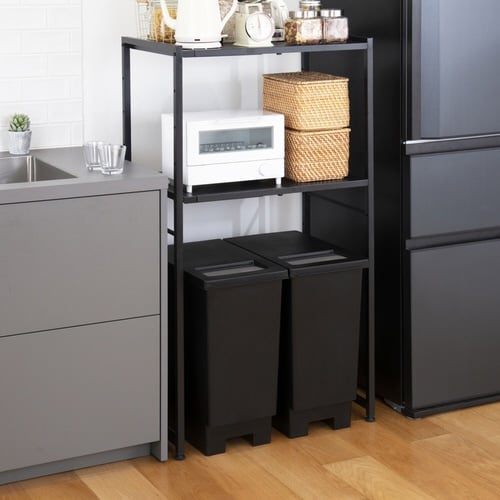 ゴミ箱 45L ユニード ブラック