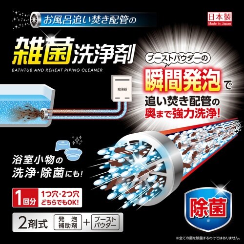 洗剤 お風呂追い焚き配管の雑菌 洗浄剤 除菌