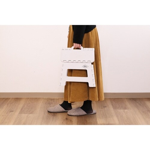 踏み台 折りたたみ フォールディング ホワイト