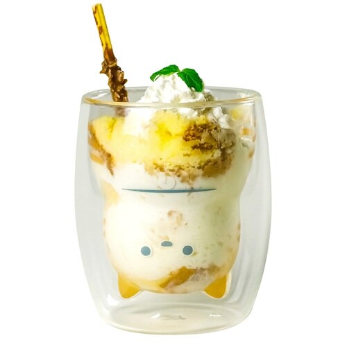 グラス 270ml ダブルウォール 二重構造 トラ