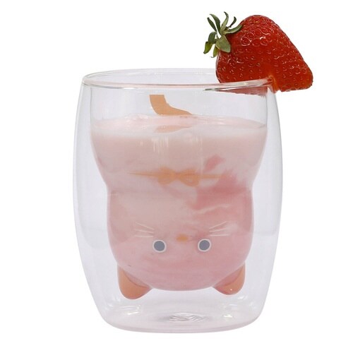 グラス 270ml ダブルウォール 二重構造 シロ