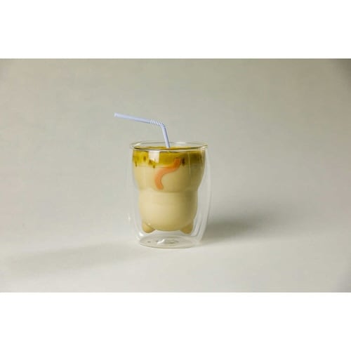 グラス 270ml ダブルウォール 二重構造 シロ