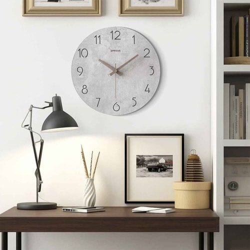 掛け時計 ロックストーン アプリクス アッシュ