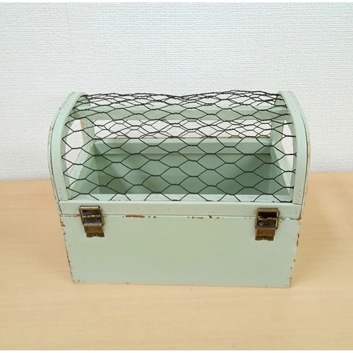小物入れ ラルモニ ケース 木製 グリーン