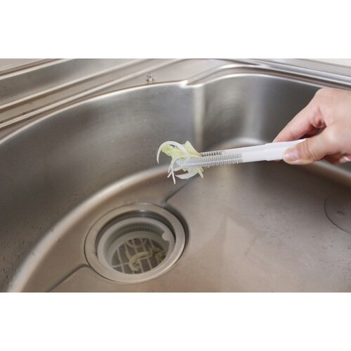 排水口ブラシ キッチン 排水口 トング&ブラシ