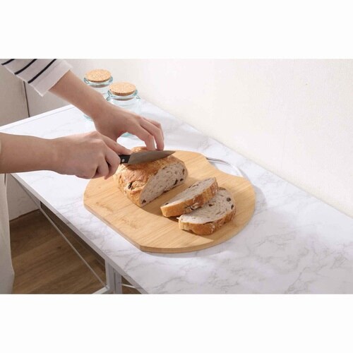 まな板 32cm D型 竹製 持ち手付き