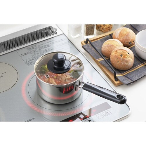 片手鍋 14cm IH対応 クックルックベーシック