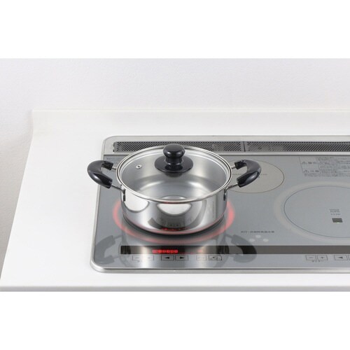 両手鍋 20cm IH対応 クックルックベーシック