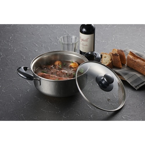 両手鍋 20cm IH対応 クックルックベーシック