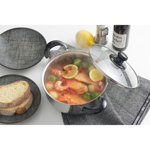 両手鍋 20cm IH対応 クックルックベーシック