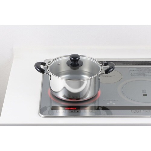 両手鍋 22cm 深型 IH対応