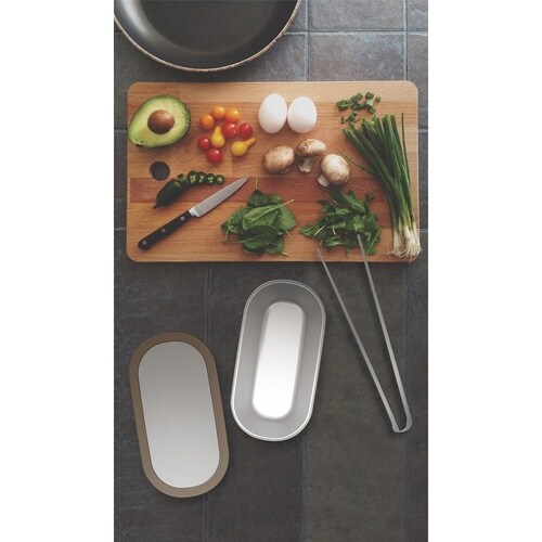 保存容器 600ml アイカタ ブラウン