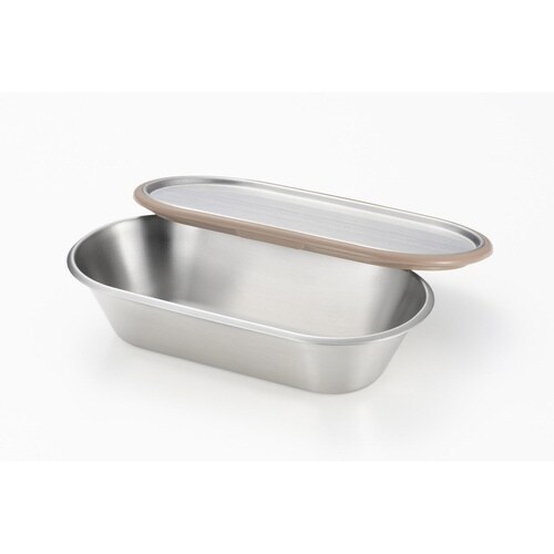 保存容器 600ml アイカタ ブラウン