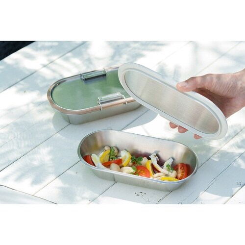 保存容器 600ml アイカタ ブラウン