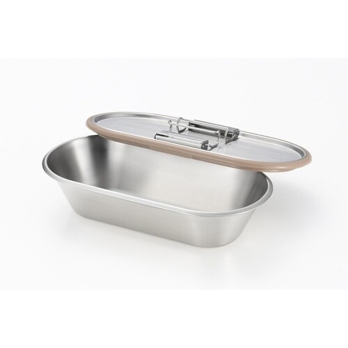 保存容器 600ml アイカタ ブラウン