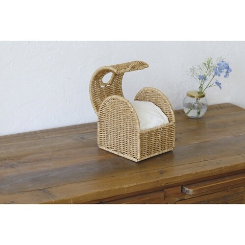 ティッシュケース ユティル ライトブラウン