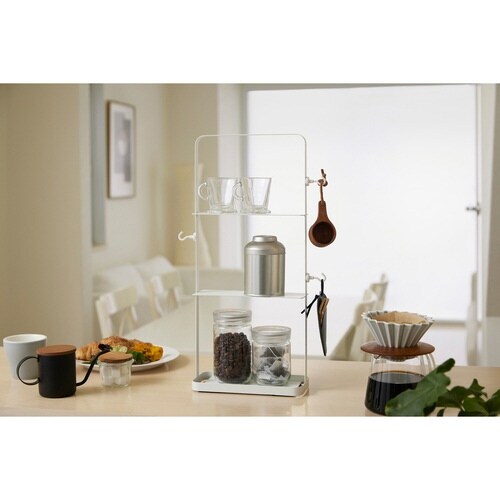 キッチンラック マットホワイト ラック