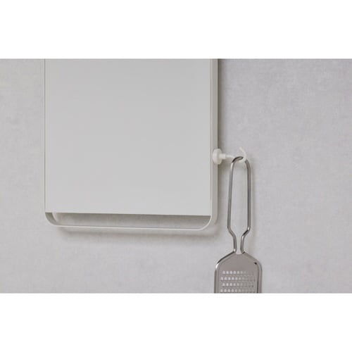 コンロ奥ラック レンジフードパネル マットホワイト