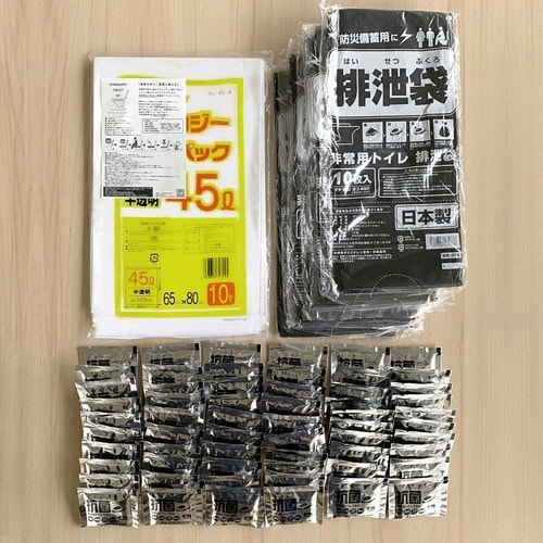 緊急用トイレキット 60個入り ETK−03−GY