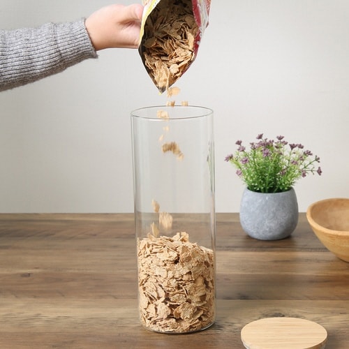 保存容器 1.7L 木蓋耐熱キャニスター