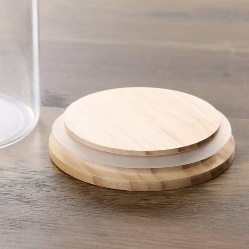 保存容器 1.7L 木蓋耐熱キャニスター