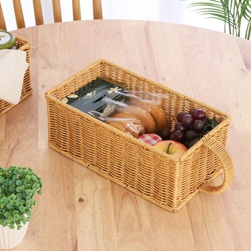 吊戸棚ボックス 洗えるバスケット ハンドル付き