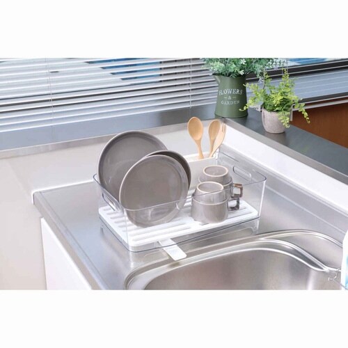 水切りラック Karatto クリア